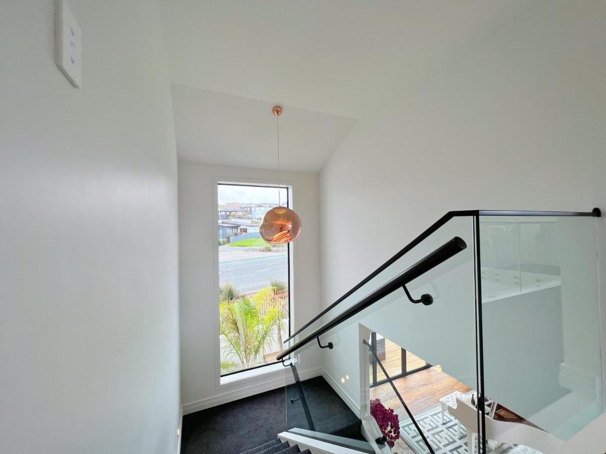 奥克兰Elegant Beach House In Long Bay别墅 外观 照片