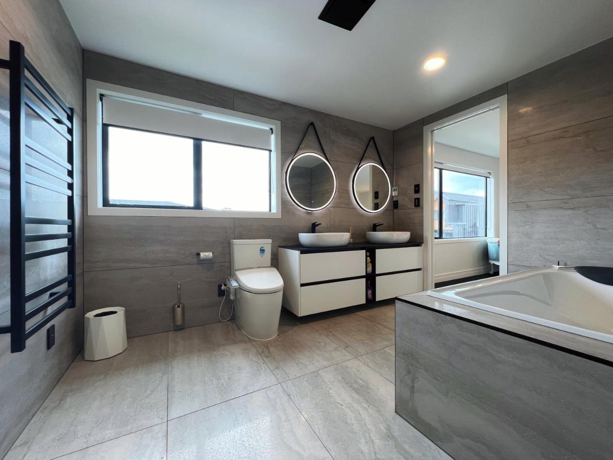 奥克兰Elegant Beach House In Long Bay别墅 外观 照片